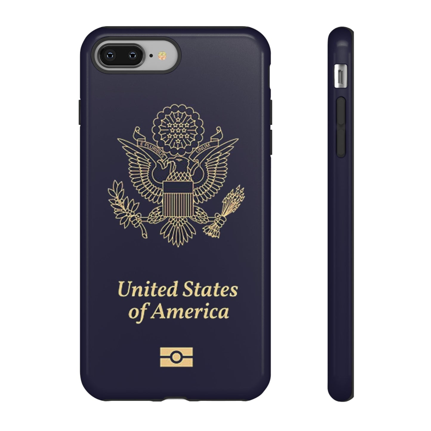 Phone Case-United States Passort | Tough-iPhone 8 Plus-Glossy-PhoneCaseBoss-Phone-Best-Phone-Cases