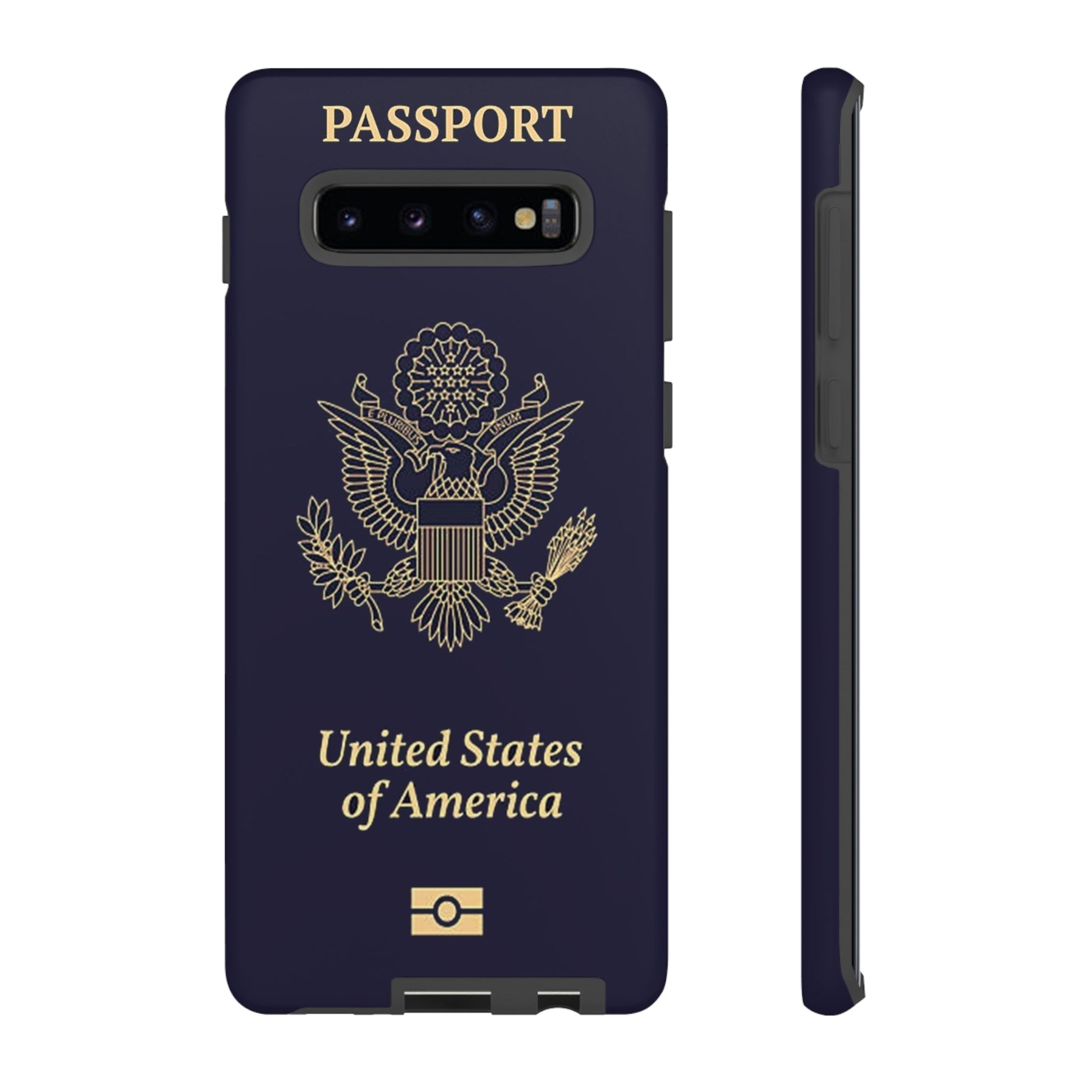 Phone Case-United States Passort | Tough-Samsung Galaxy S10 Plus-Matte-PhoneCaseBoss-Phone-Best-Phone-Cases