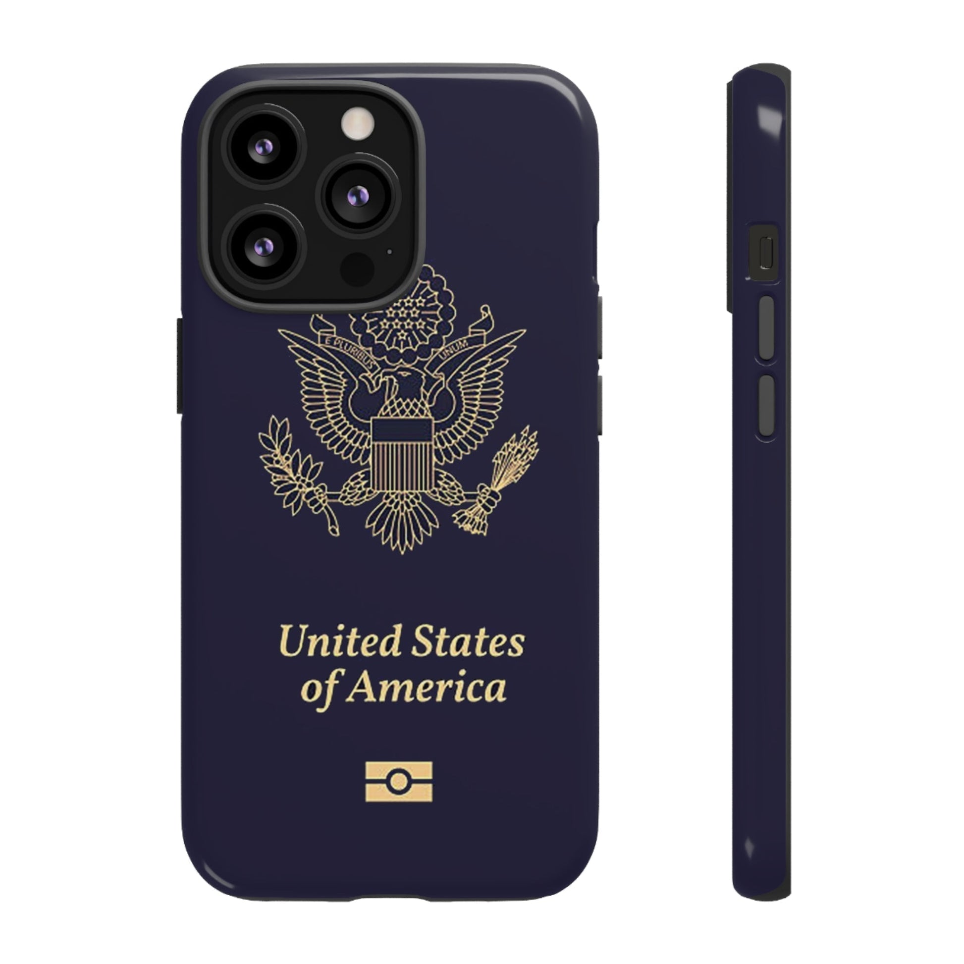 Phone Case-United States Passort | Tough-iPhone 13 Pro-Glossy-PhoneCaseBoss-Phone-Best-Phone-Cases