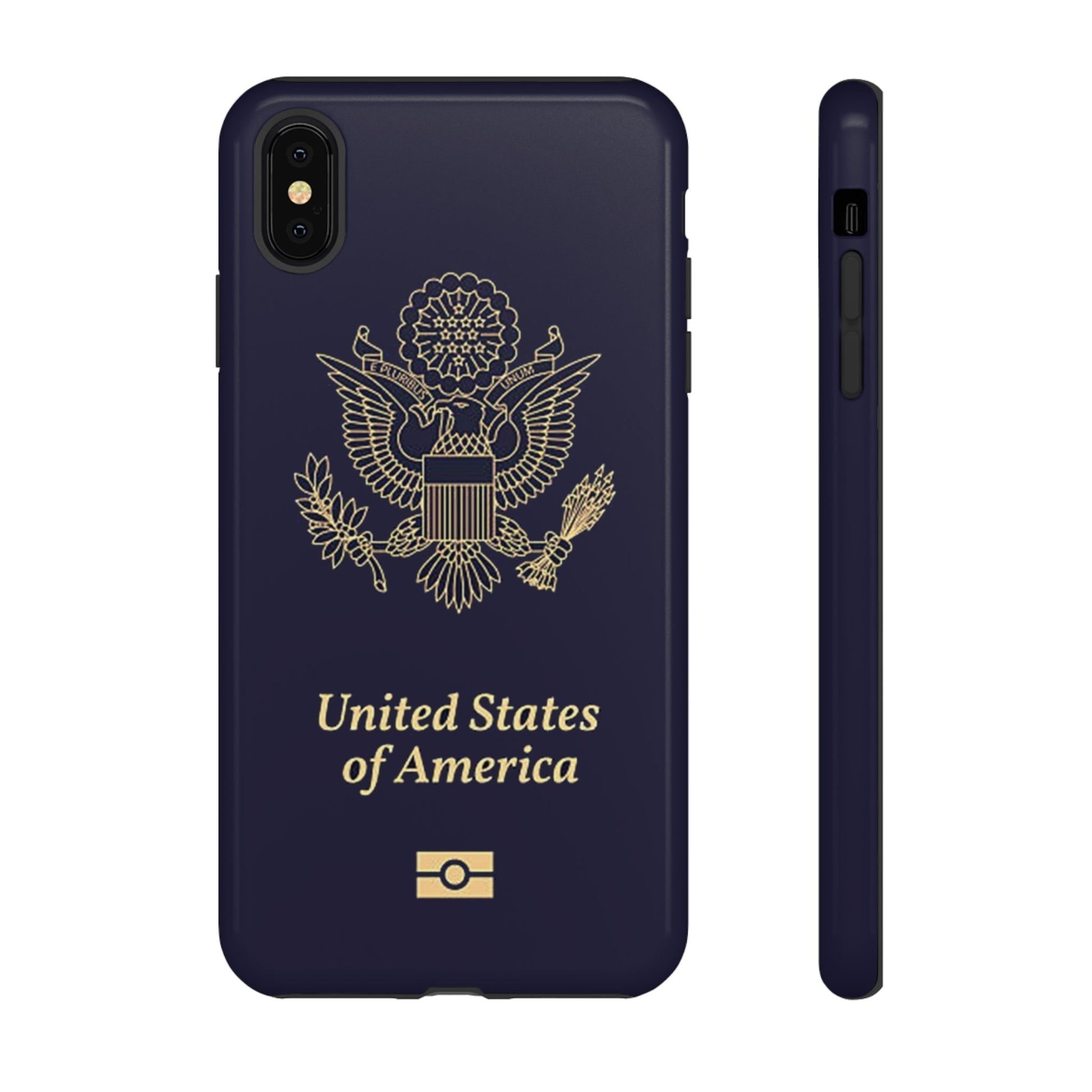 Phone Case-United States Passort | Tough-iPhone XS MAX-Glossy-PhoneCaseBoss-Phone-Best-Phone-Cases