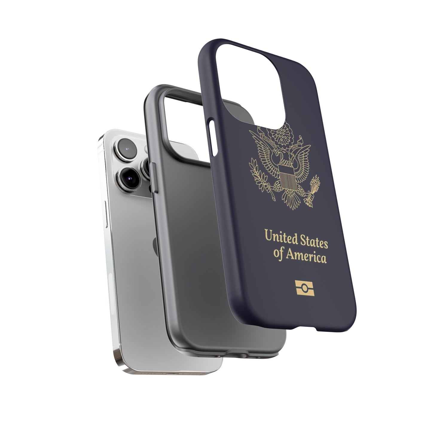 Phone Case-United States Passort | Tough-PhoneCaseBoss-Phone-Best-Phone-Cases