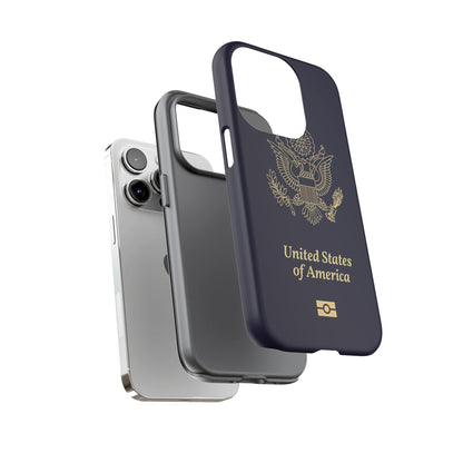 Phone Case-United States Passort | Tough-PhoneCaseBoss-Phone-Best-Phone-Cases