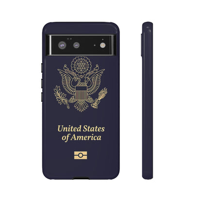 Phone Case-United States Passort | Tough-Google Pixel 6-Glossy-PhoneCaseBoss-Phone-Best-Phone-Cases