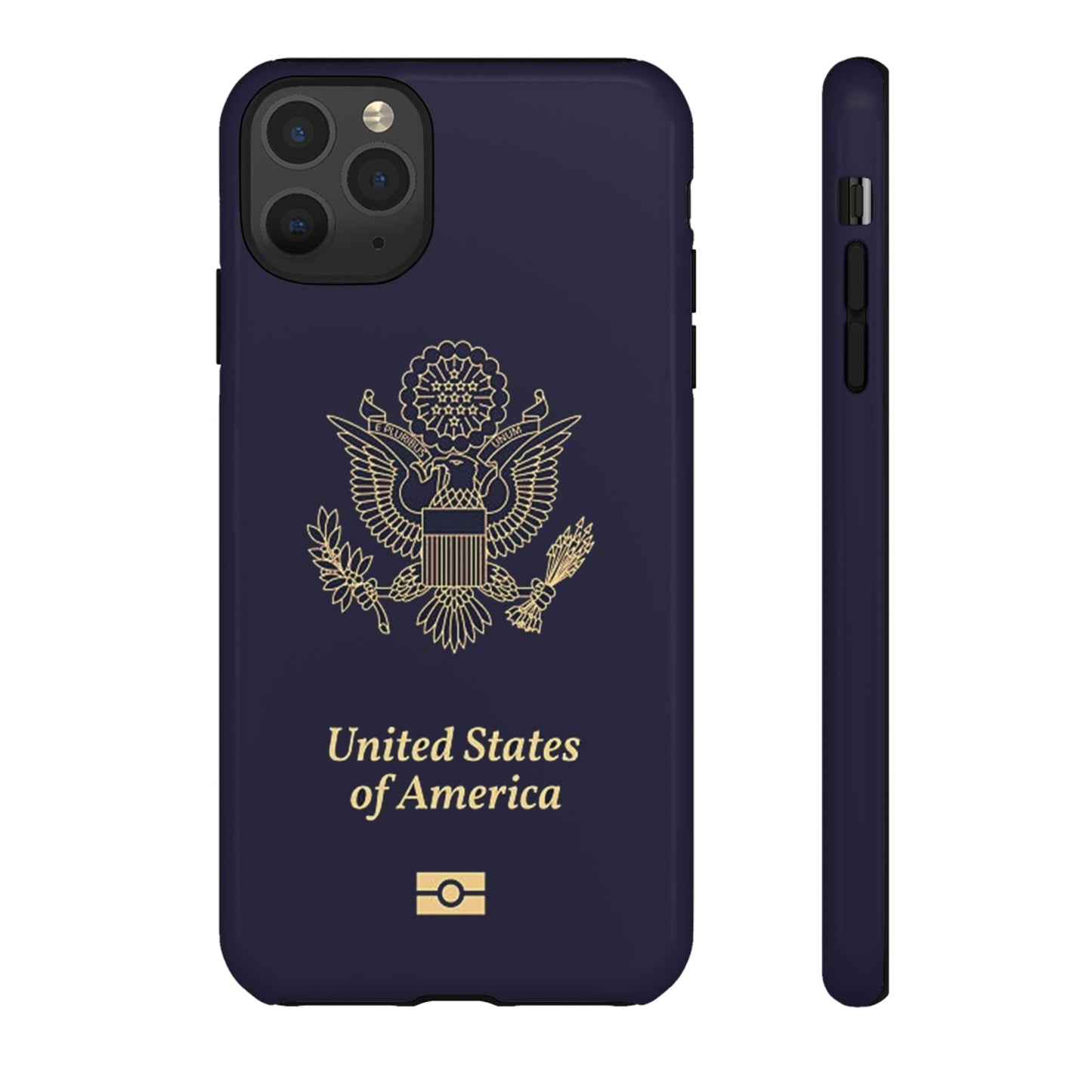 Phone Case-United States Passort | Tough-iPhone 11 Pro Max-Glossy-PhoneCaseBoss-Phone-Best-Phone-Cases