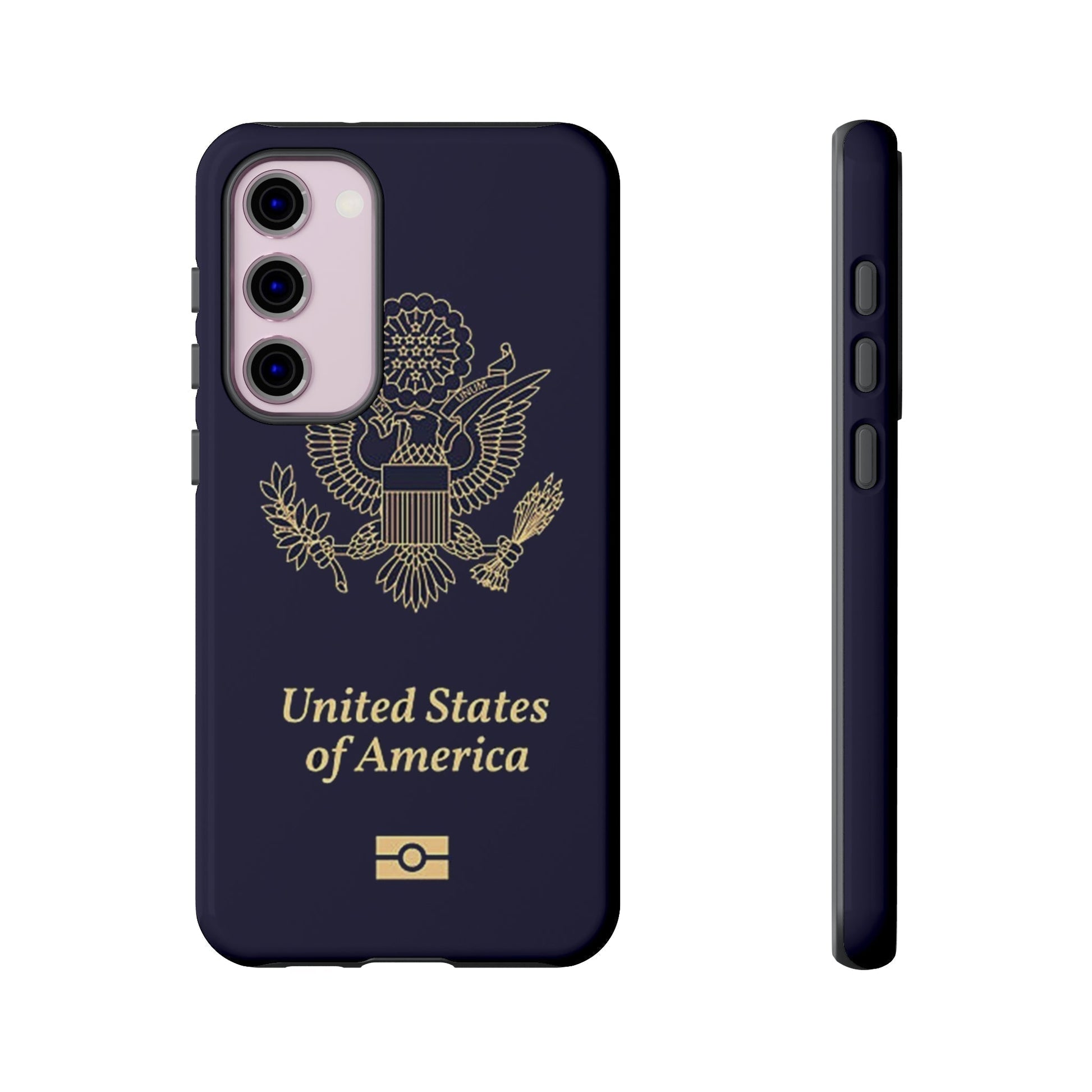 Phone Case-United States Passort | Tough-Samsung Galaxy S23 Plus-Glossy-PhoneCaseBoss-Phone-Best-Phone-Cases