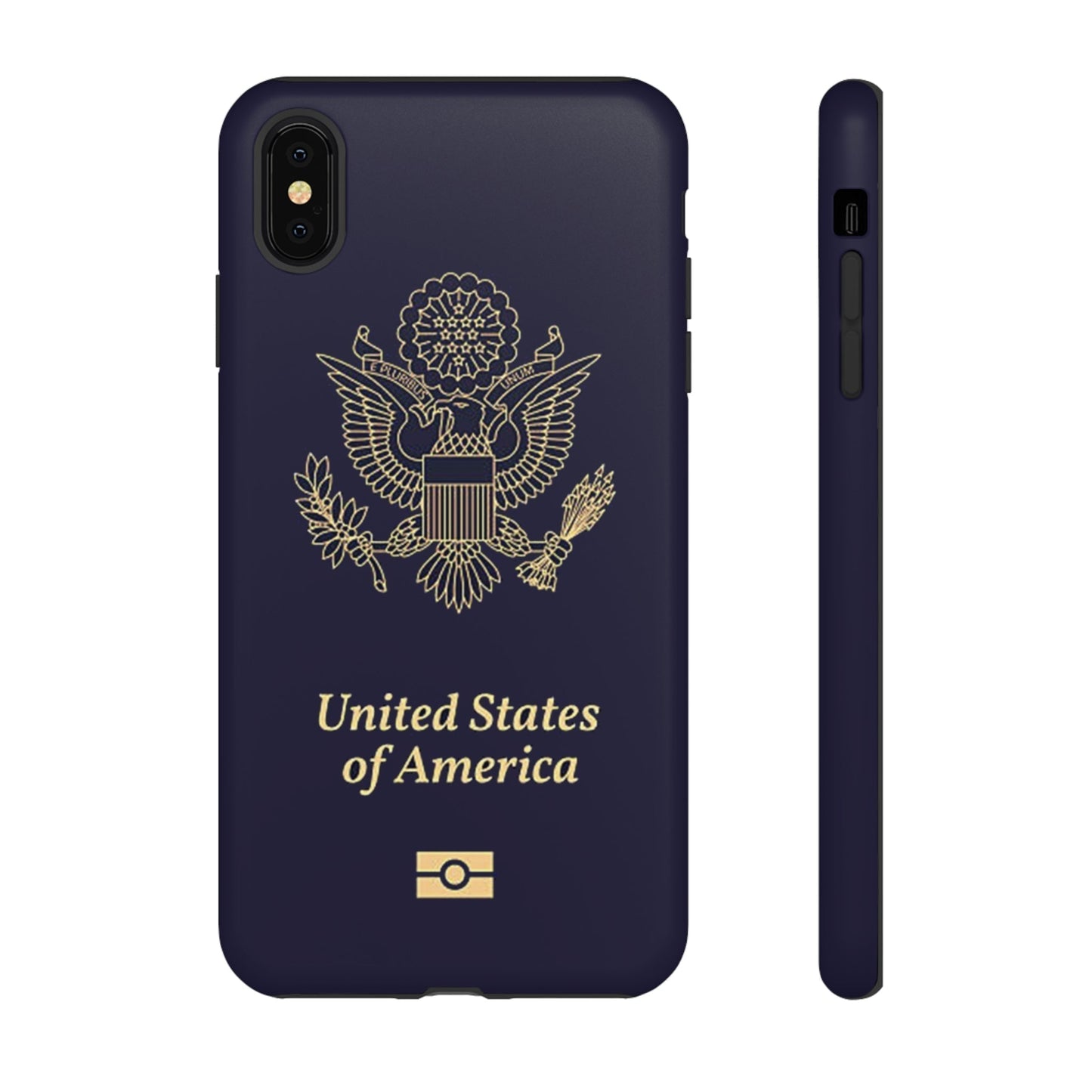 Phone Case-United States Passort | Tough-iPhone XS MAX-Matte-PhoneCaseBoss-Phone-Best-Phone-Cases