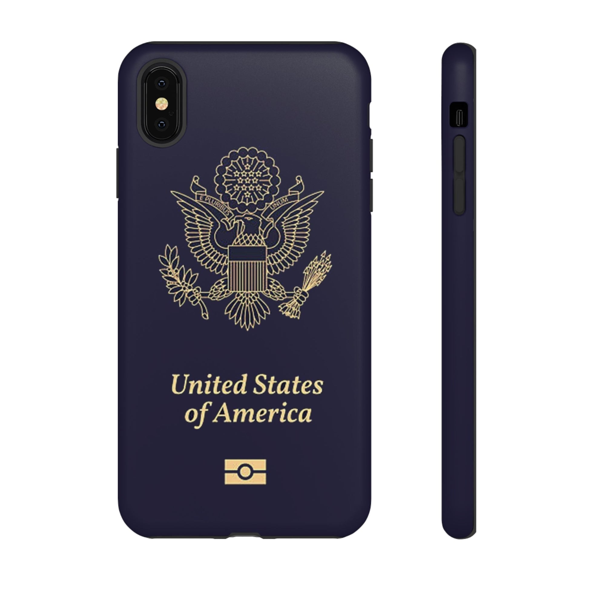 Phone Case-United States Passort | Tough-iPhone XS MAX-Matte-PhoneCaseBoss-Phone-Best-Phone-Cases