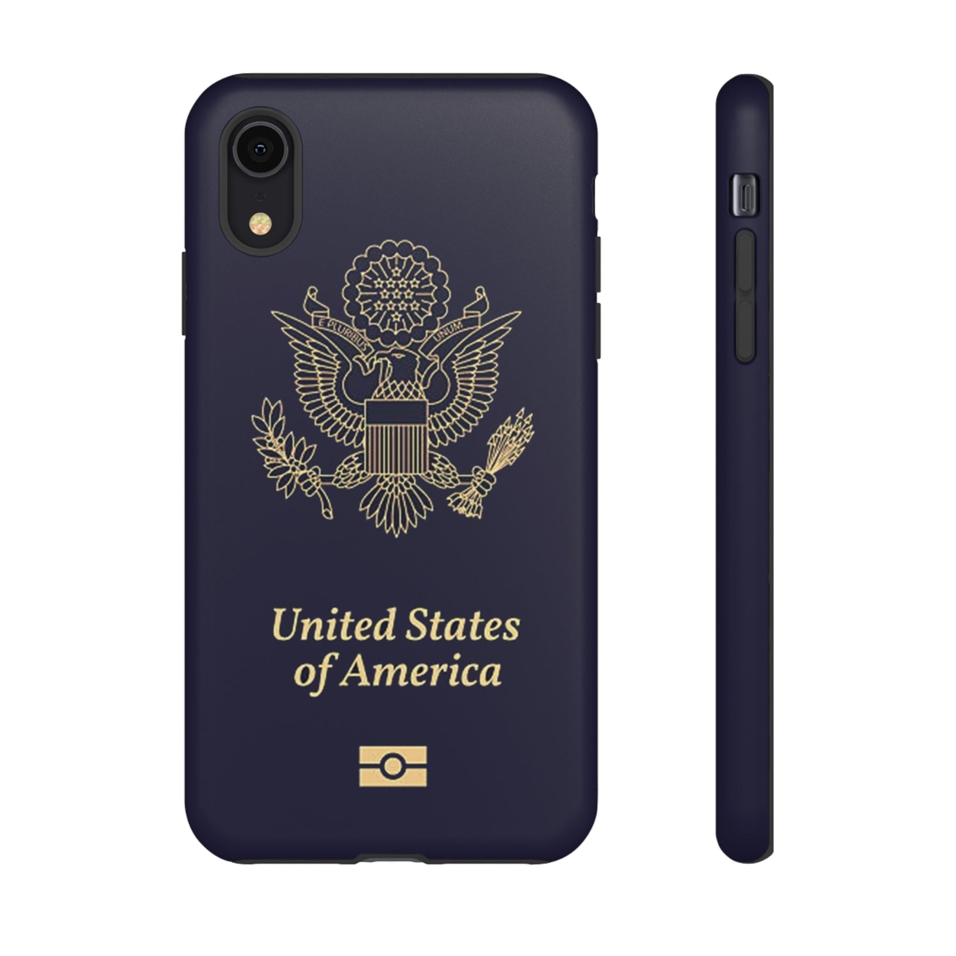 Phone Case-United States Passort | Tough-iPhone XR-Matte-PhoneCaseBoss-Phone-Best-Phone-Cases