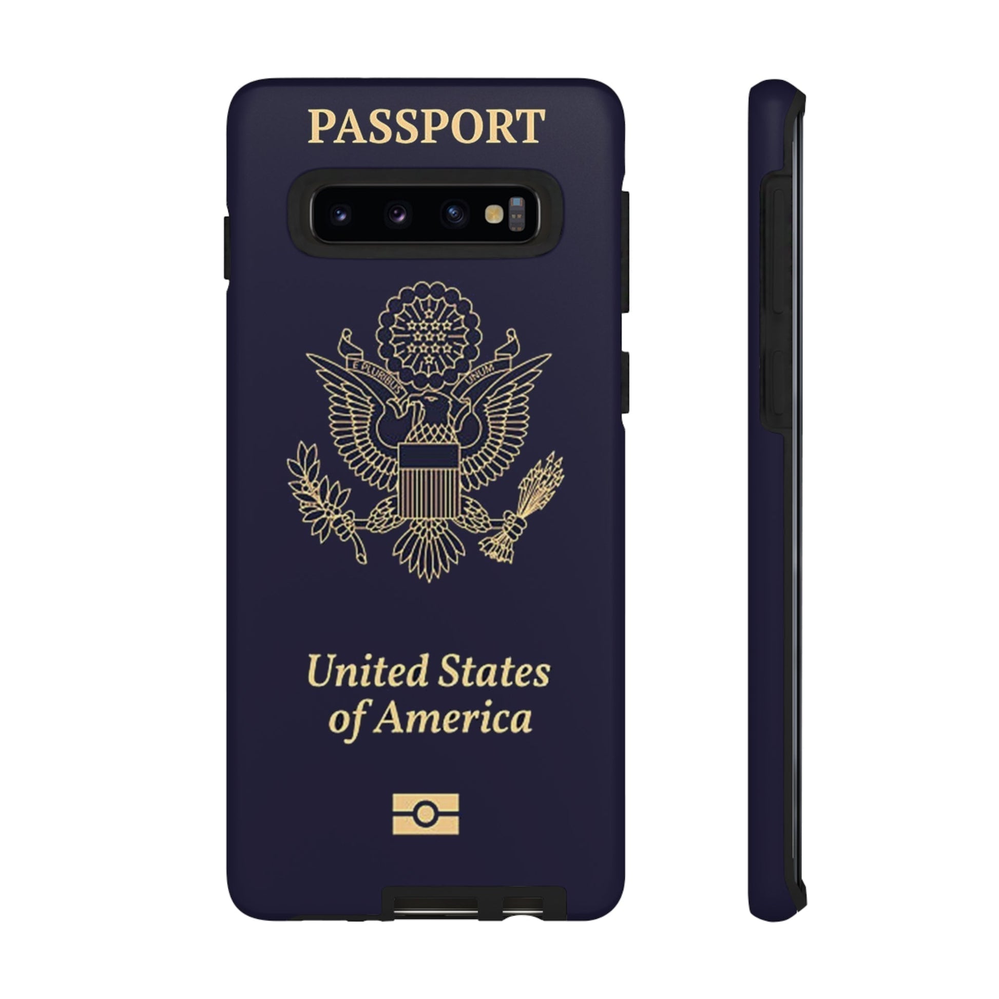 Phone Case-United States Passort | Tough-Samsung Galaxy S10-Matte-PhoneCaseBoss-Phone-Best-Phone-Cases