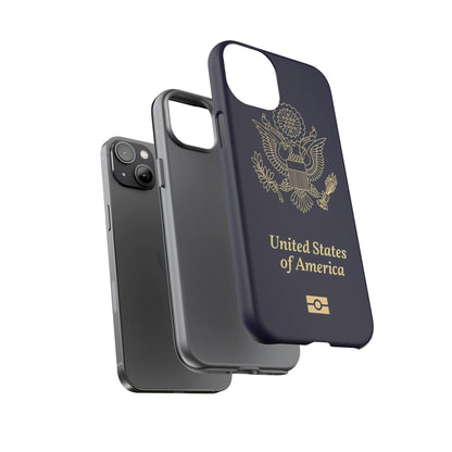 Phone Case-United States Passort | Tough-PhoneCaseBoss-Phone-Best-Phone-Cases