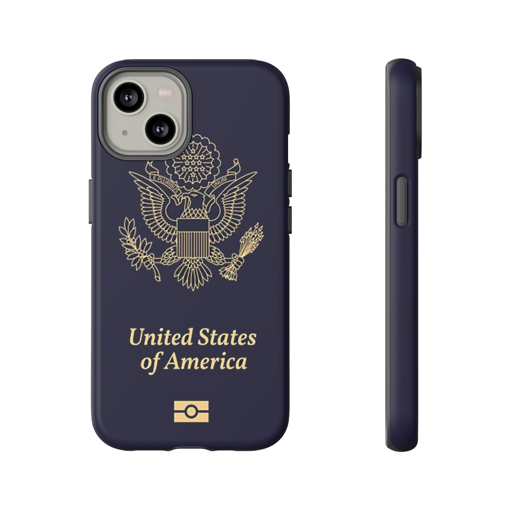 Phone Case-United States Passort | Tough-iPhone 14-Matte-PhoneCaseBoss-Phone-Best-Phone-Cases