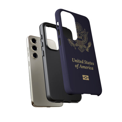 Phone Case-United States Passort | Tough-PhoneCaseBoss-Phone-Best-Phone-Cases