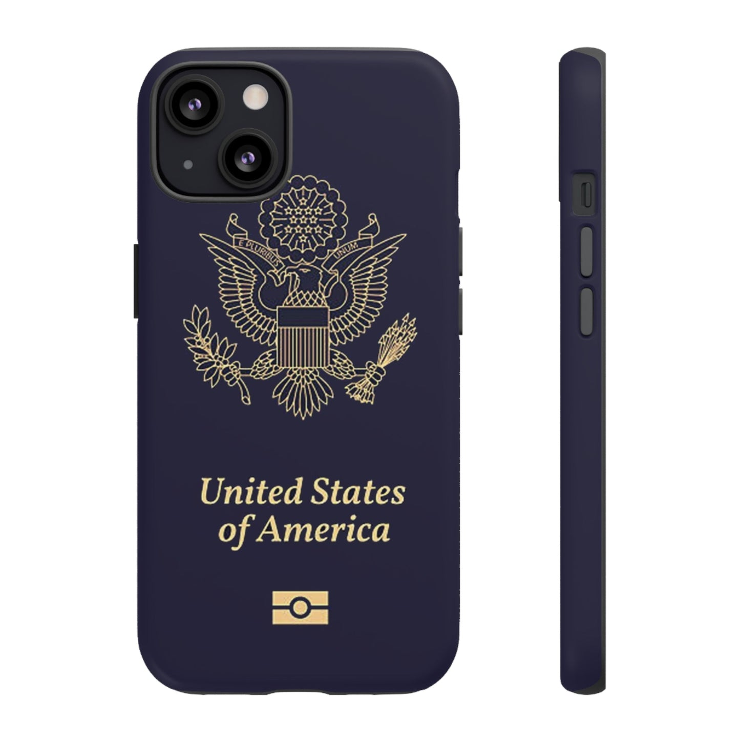 Phone Case-United States Passort | Tough-iPhone 13-Matte-PhoneCaseBoss-Phone-Best-Phone-Cases