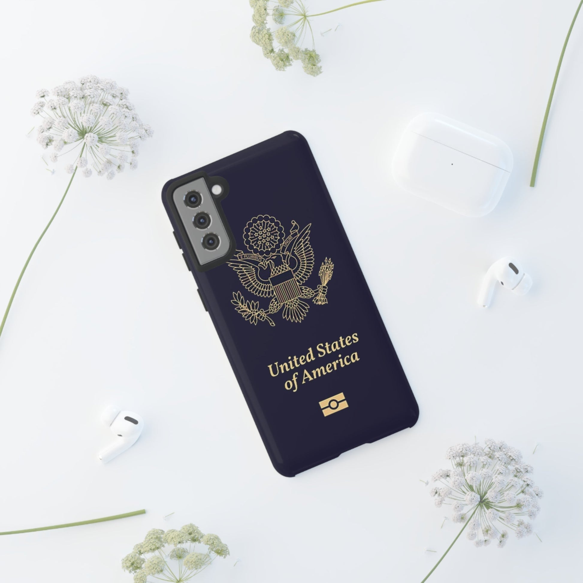 Phone Case-United States Passort | Tough-PhoneCaseBoss-Phone-Best-Phone-Cases