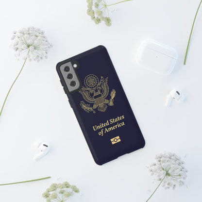 Phone Case-United States Passort | Tough-PhoneCaseBoss-Phone-Best-Phone-Cases