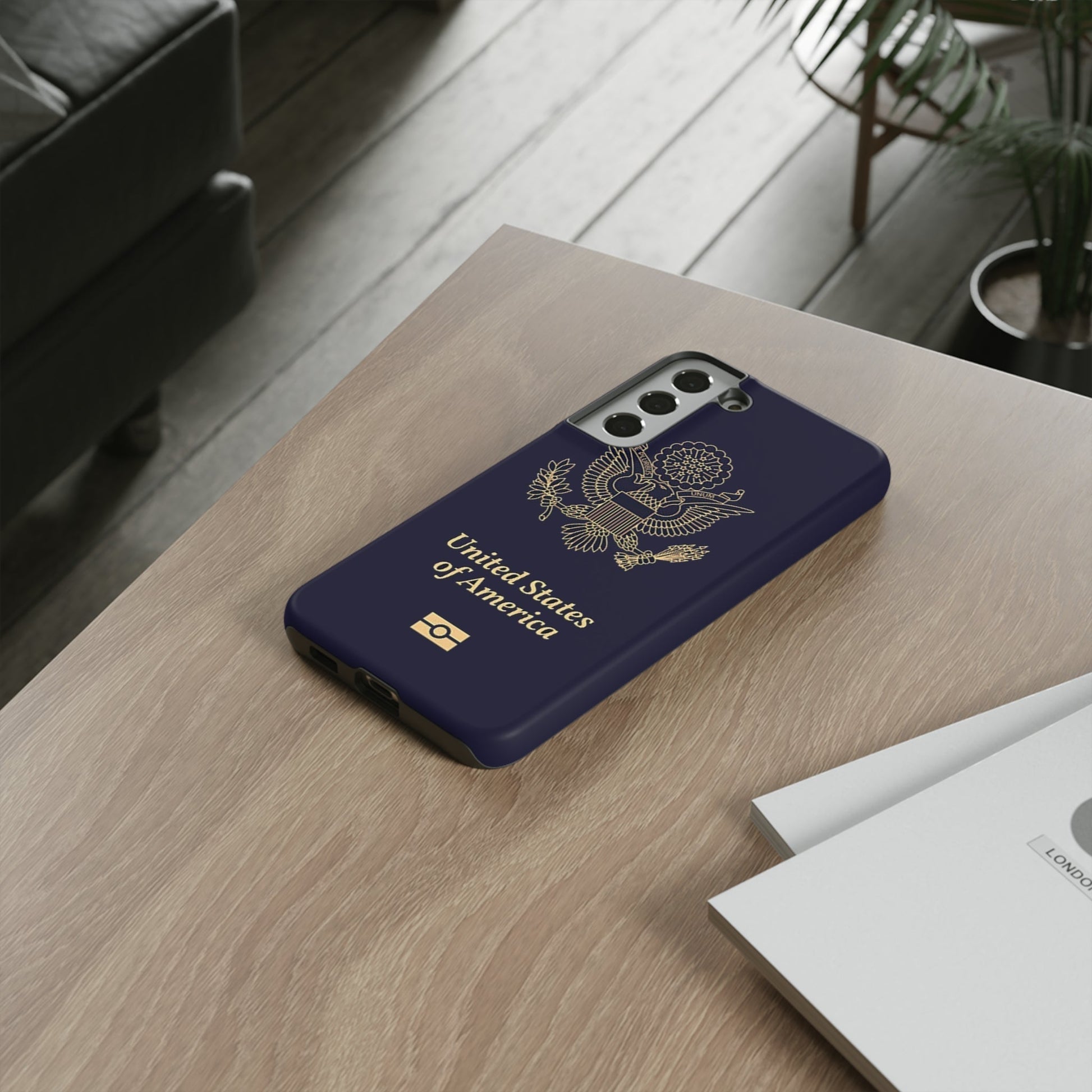 Phone Case-United States Passort | Tough-PhoneCaseBoss-Phone-Best-Phone-Cases