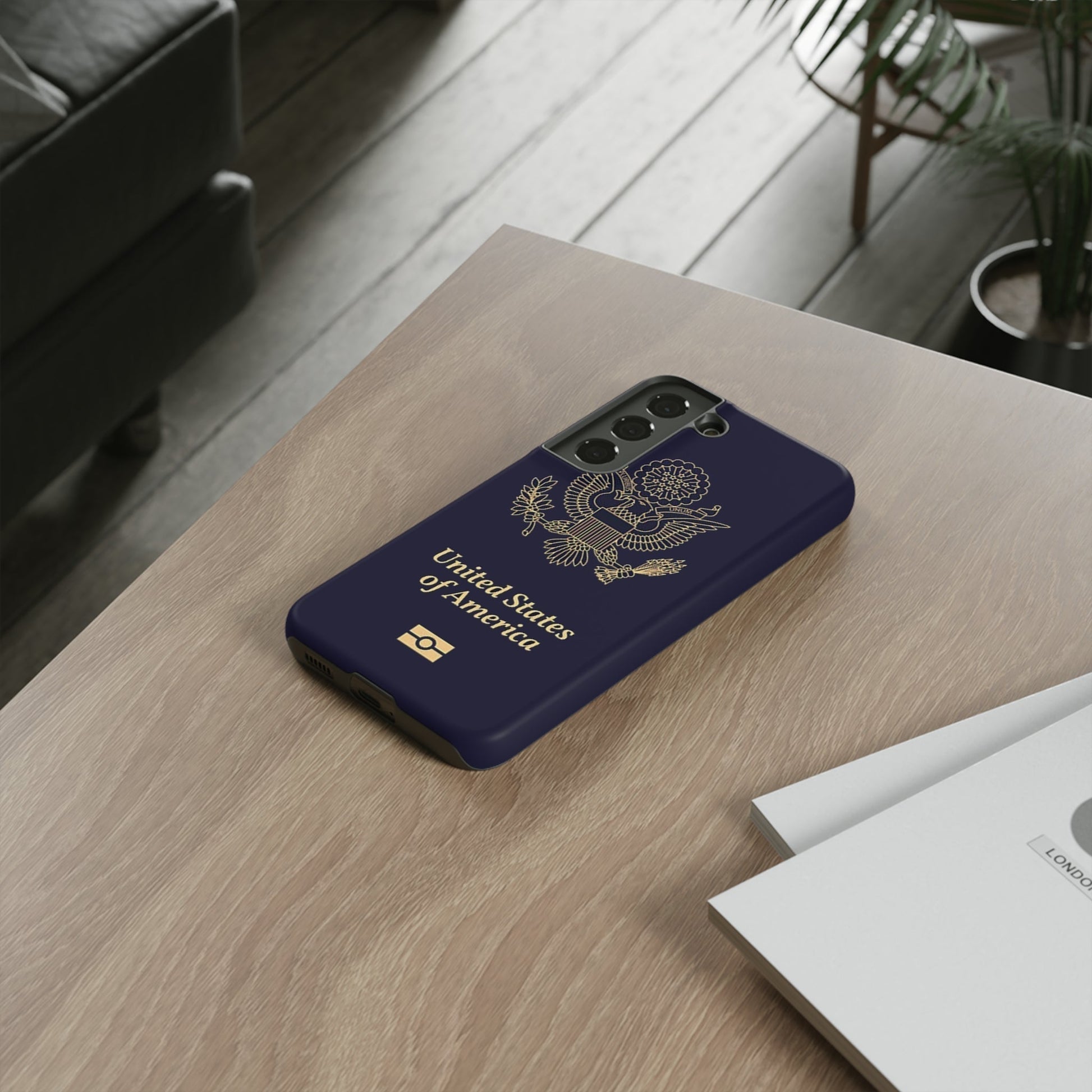 Phone Case-United States Passort | Tough-PhoneCaseBoss-Phone-Best-Phone-Cases