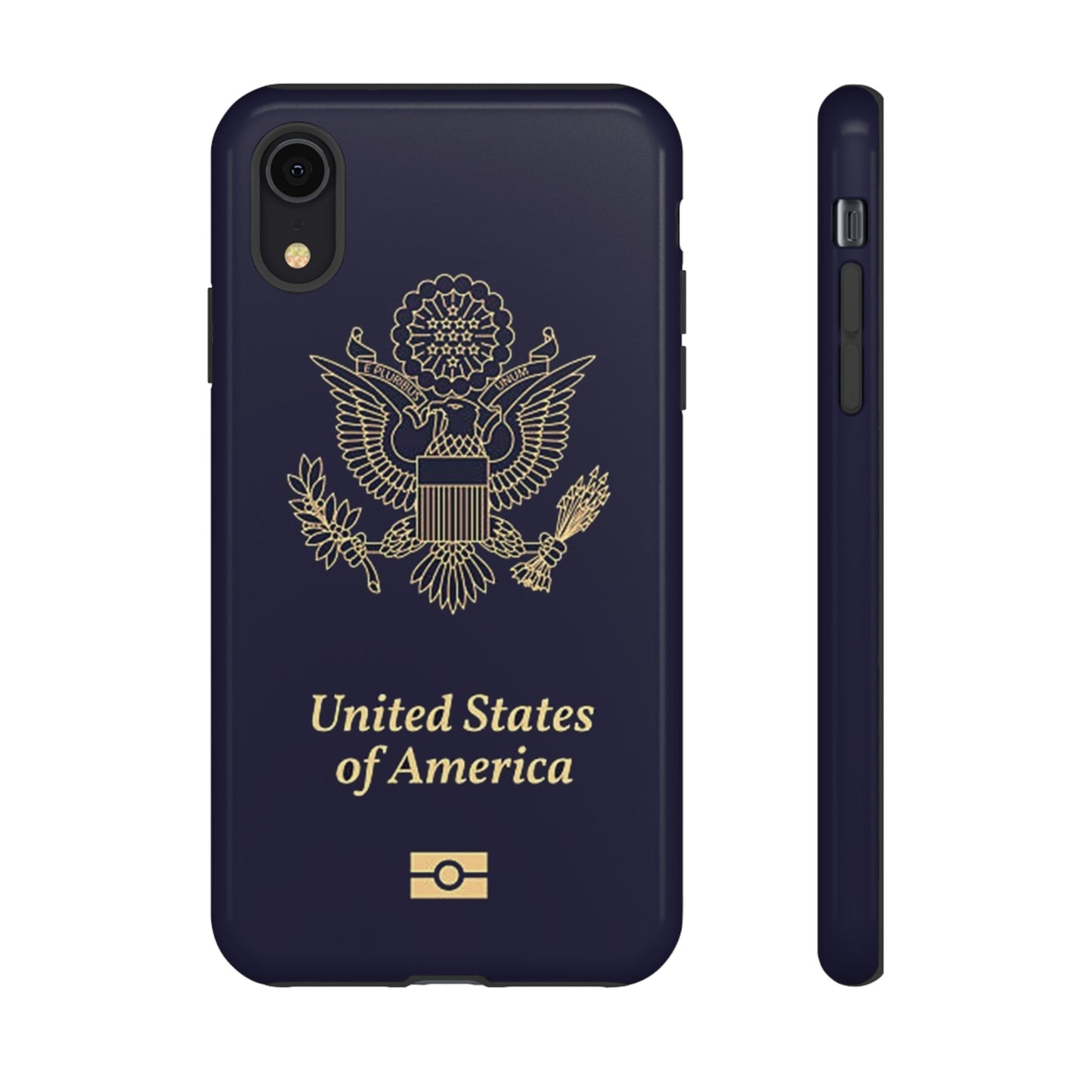 Phone Case-United States Passort | Tough-iPhone XR-Glossy-PhoneCaseBoss-Phone-Best-Phone-Cases