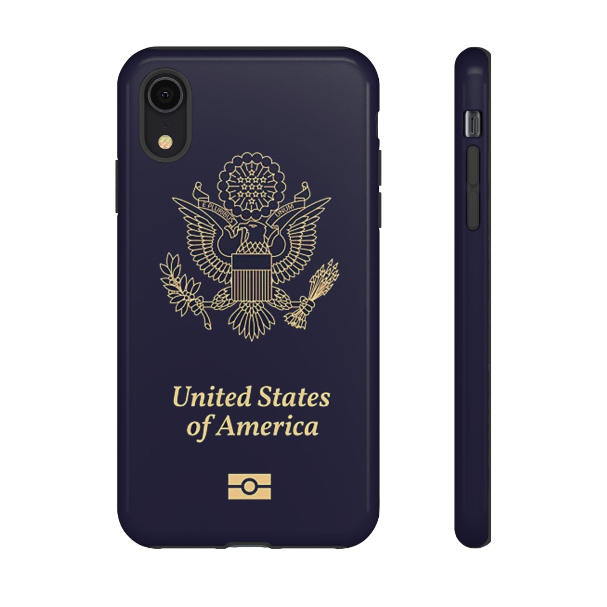 Phone Case-United States Passort | Tough-iPhone XR-Glossy-PhoneCaseBoss-Phone-Best-Phone-Cases
