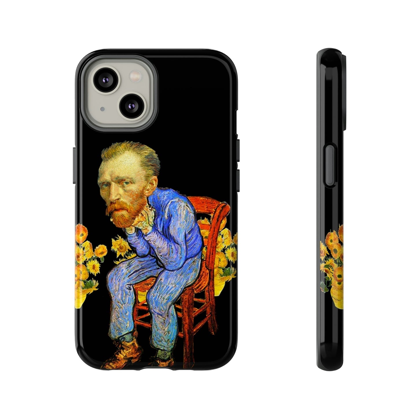 Phone Case-VAN GOGH ON A CHAIR | Tough-iPhone 14-Glossy-PhoneCaseBoss-Phone-Best-Phone-Cases