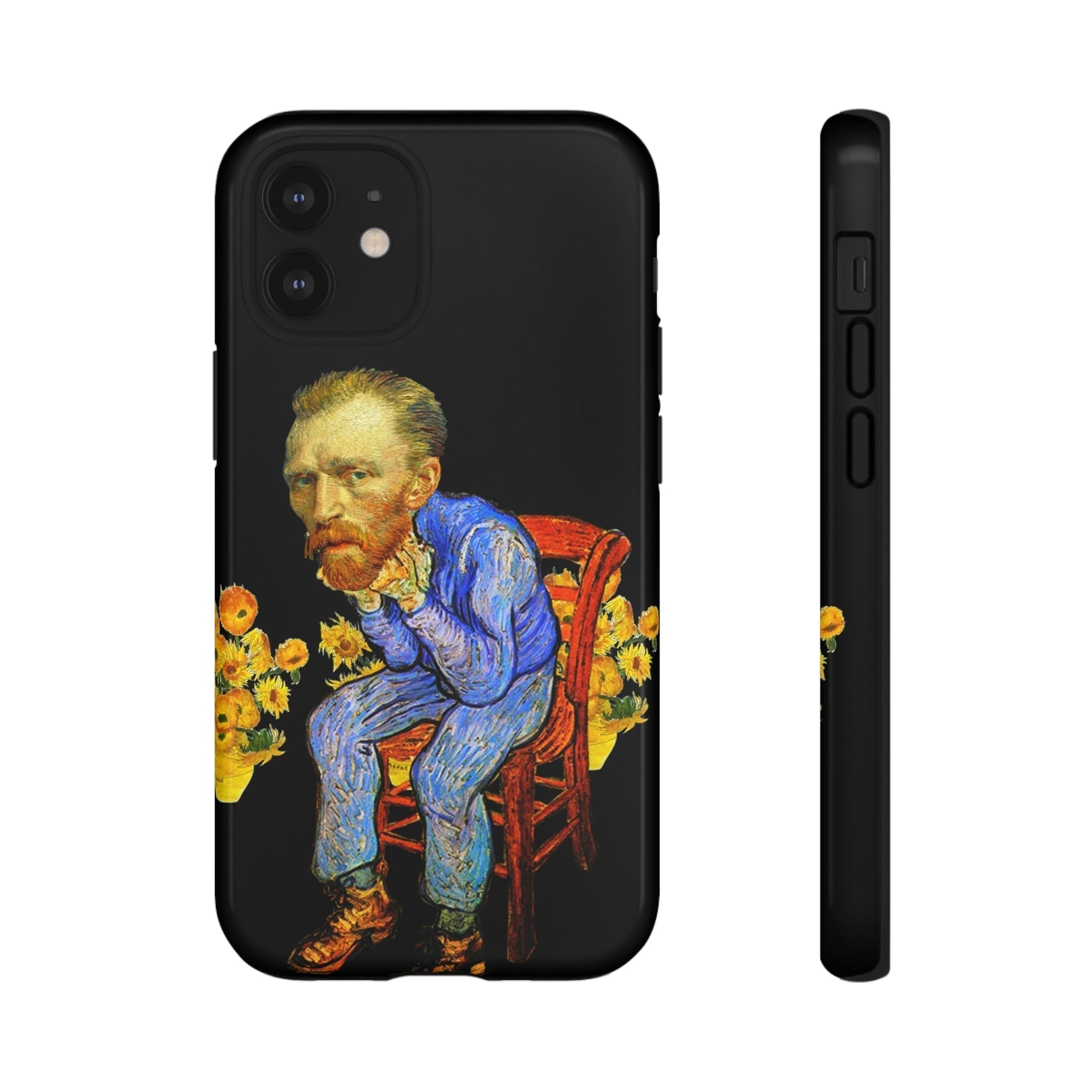 Phone Case-VAN GOGH ON A CHAIR | Tough-iPhone 12 Mini-Glossy-PhoneCaseBoss-Phone-Best-Phone-Cases