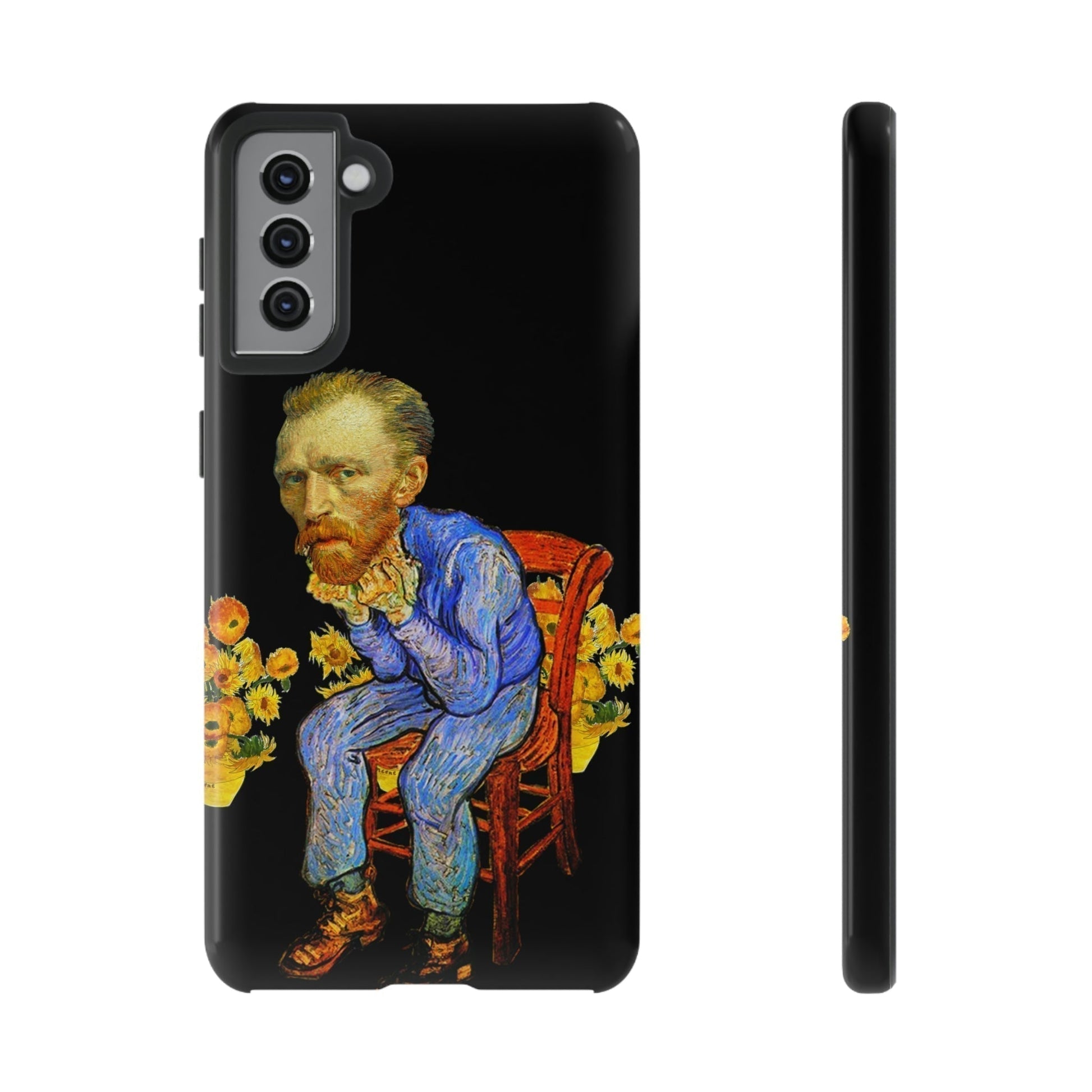 Phone Case-VAN GOGH ON A CHAIR | Tough-Samsung Galaxy S21 Plus-Glossy-PhoneCaseBoss-Phone-Best-Phone-Cases