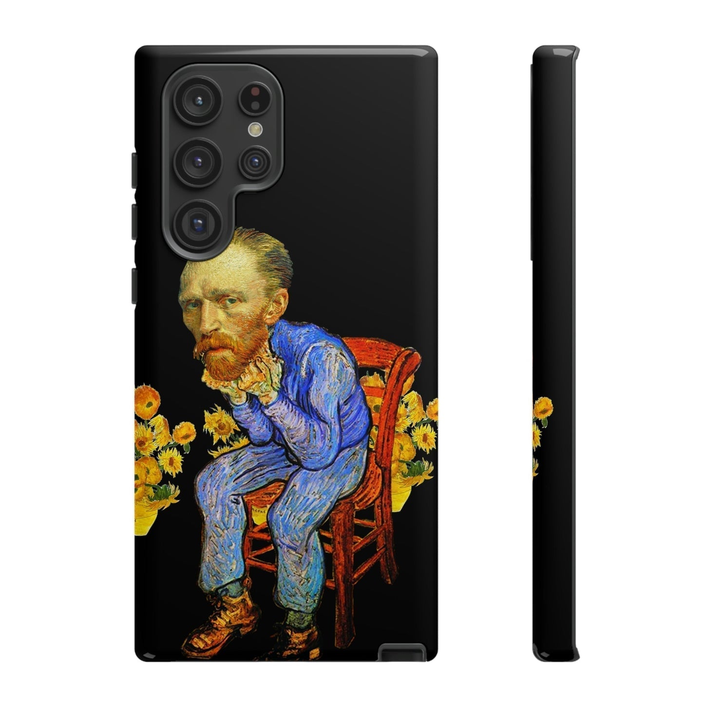 Phone Case-VAN GOGH ON A CHAIR | Tough-Samsung Galaxy S22 Ultra-Glossy-PhoneCaseBoss-Phone-Best-Phone-Cases