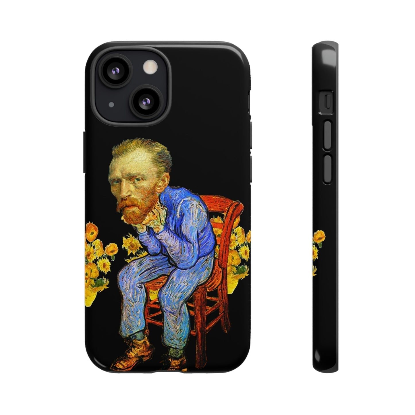 Phone Case-VAN GOGH ON A CHAIR | Tough-iPhone 13 Mini-Glossy-PhoneCaseBoss-Phone-Best-Phone-Cases