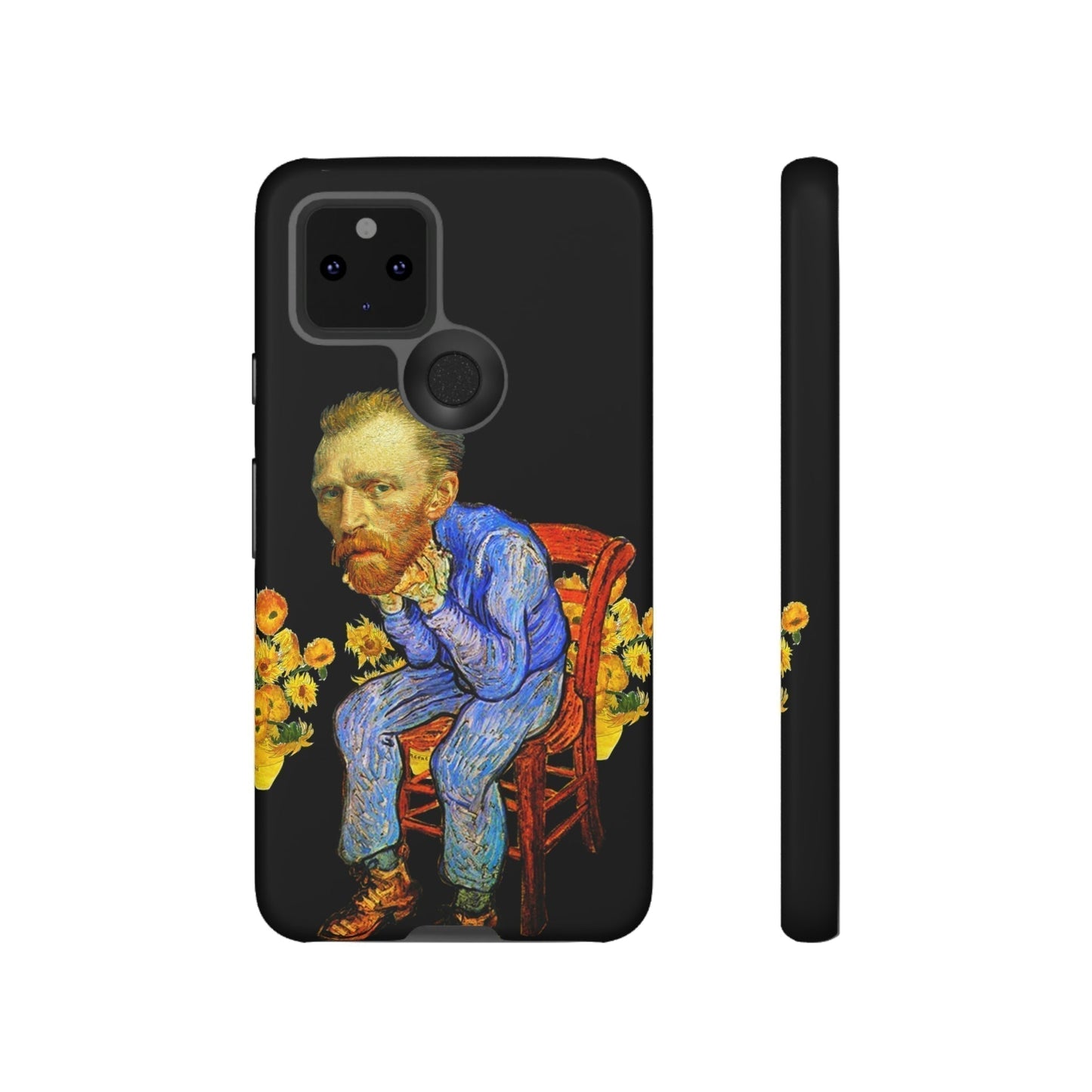 Phone Case-VAN GOGH ON A CHAIR | Tough-Google Pixel 5 5G-Matte-PhoneCaseBoss-Phone-Best-Phone-Cases