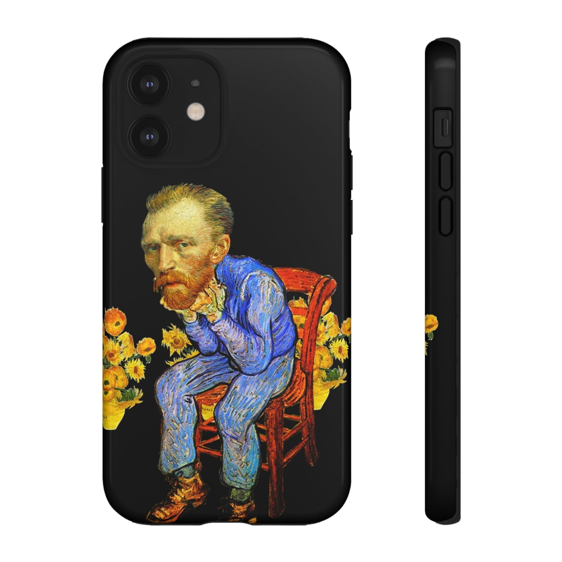 Phone Case-VAN GOGH ON A CHAIR | Tough-iPhone 12-Glossy-PhoneCaseBoss-Phone-Best-Phone-Cases