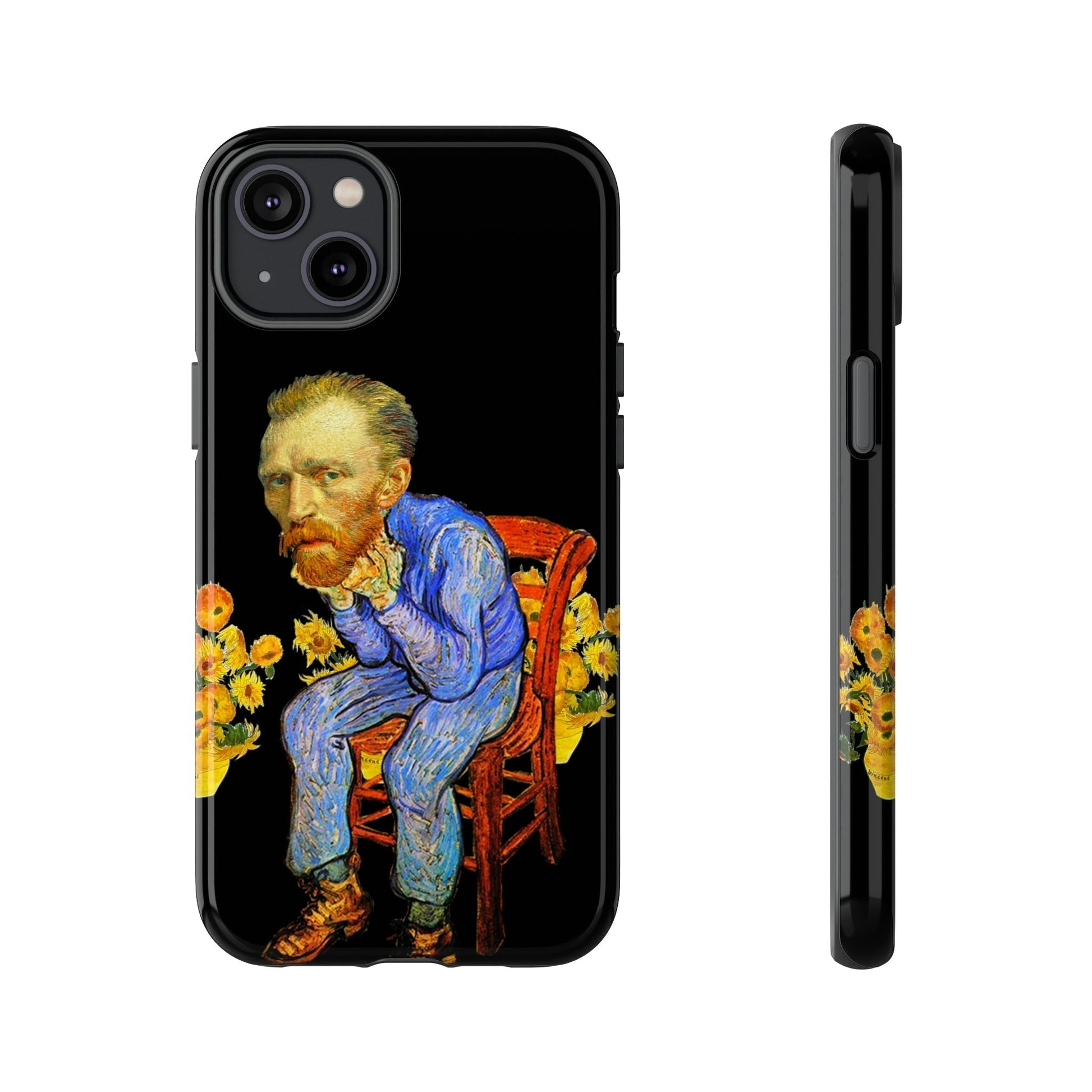 Phone Case-VAN GOGH ON A CHAIR | Tough-iPhone 14 Plus-Glossy-PhoneCaseBoss-Phone-Best-Phone-Cases