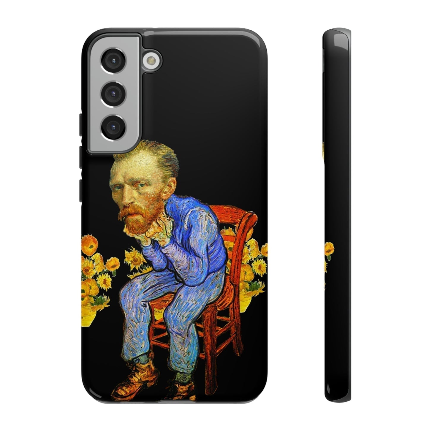 Phone Case-VAN GOGH ON A CHAIR | Tough-Samsung Galaxy S22 Plus-Glossy-PhoneCaseBoss-Phone-Best-Phone-Cases