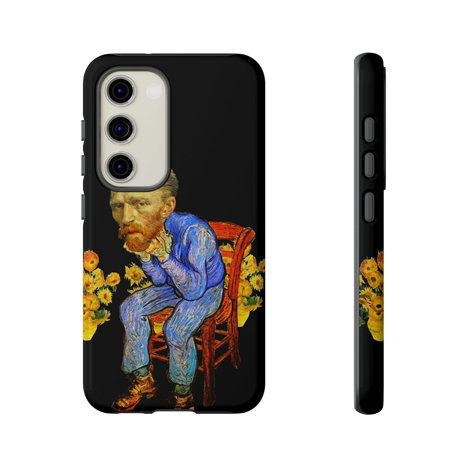 Phone Case-VAN GOGH ON A CHAIR | Tough-Samsung Galaxy S23-Glossy-PhoneCaseBoss-Phone-Best-Phone-Cases