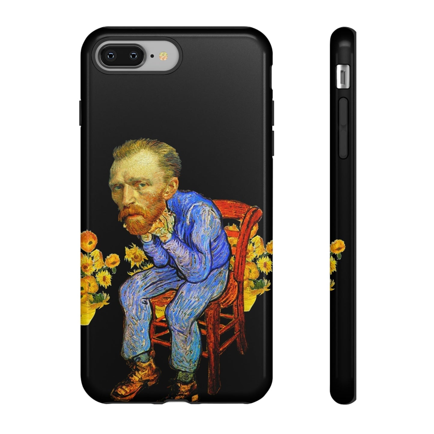 Phone Case-VAN GOGH ON A CHAIR | Tough-iPhone 8 Plus-Glossy-PhoneCaseBoss-Phone-Best-Phone-Cases