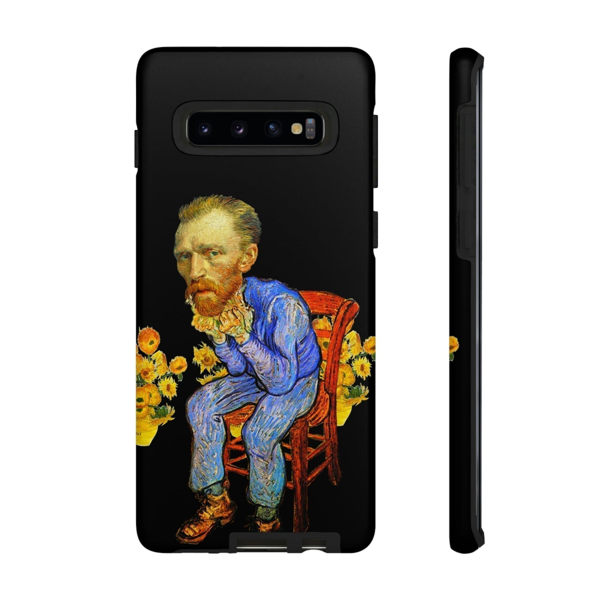 Phone Case-VAN GOGH ON A CHAIR | Tough-Samsung Galaxy S10-Matte-PhoneCaseBoss-Phone-Best-Phone-Cases