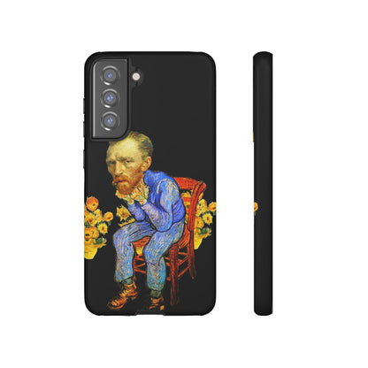 Phone Case-VAN GOGH ON A CHAIR | Tough-Samsung Galaxy S21 FE-Matte-PhoneCaseBoss-Phone-Best-Phone-Cases