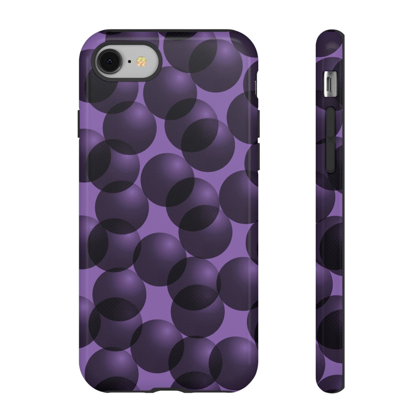 Phone Case-VIOLET SPHERES | Tough-iPhone 8-Glossy-PhoneCaseBoss-Phone-Best-Phone-Cases