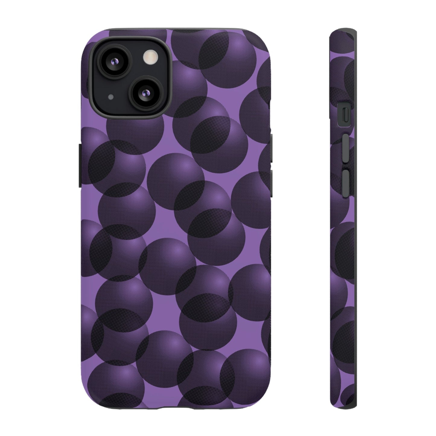 Phone Case-VIOLET SPHERES | Tough-iPhone 13-Matte-PhoneCaseBoss-Phone-Best-Phone-Cases