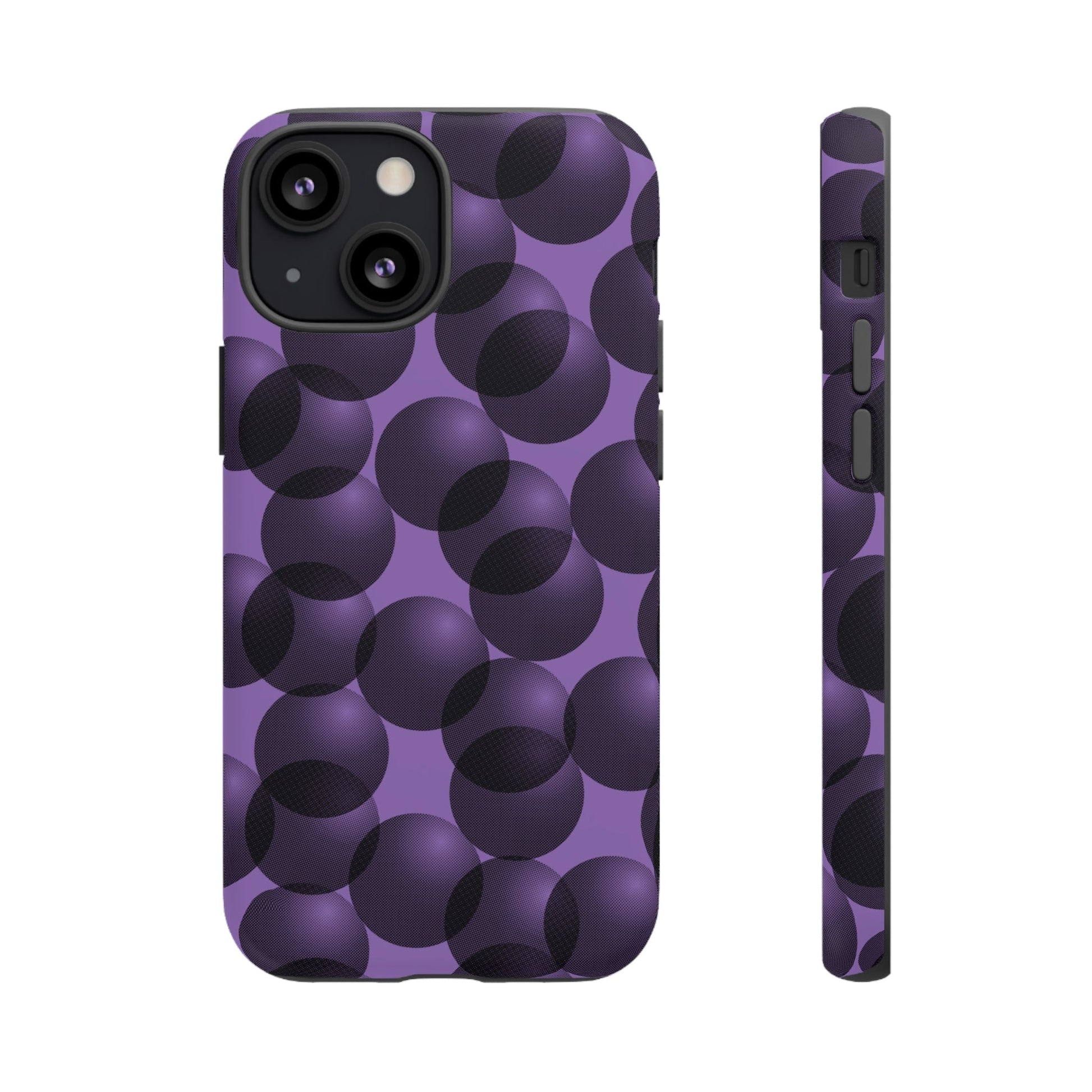 Phone Case-VIOLET SPHERES | Tough-iPhone 13 Mini-Matte-PhoneCaseBoss-Phone-Best-Phone-Cases