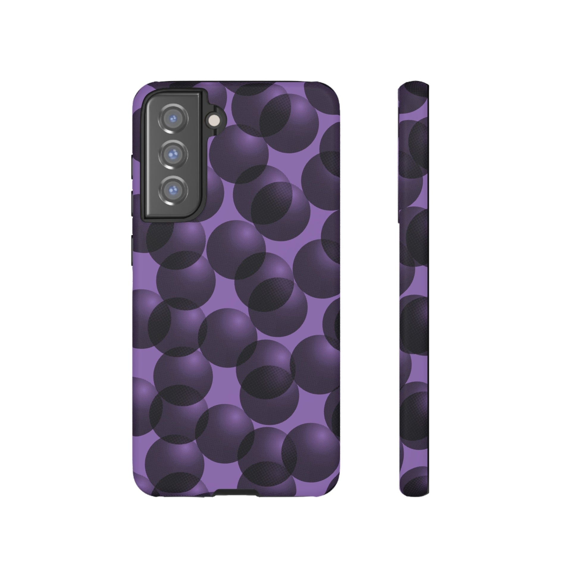 Phone Case-VIOLET SPHERES | Tough-Samsung Galaxy S21 FE-Matte-PhoneCaseBoss-Phone-Best-Phone-Cases