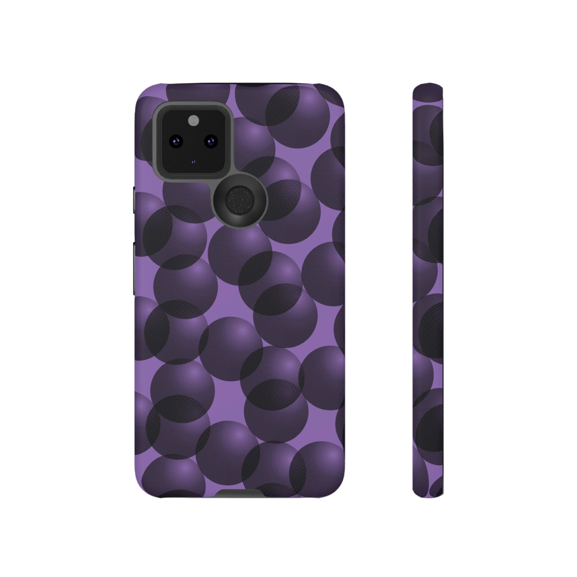 Phone Case-VIOLET SPHERES | Tough-Google Pixel 5 5G-Matte-PhoneCaseBoss-Phone-Best-Phone-Cases