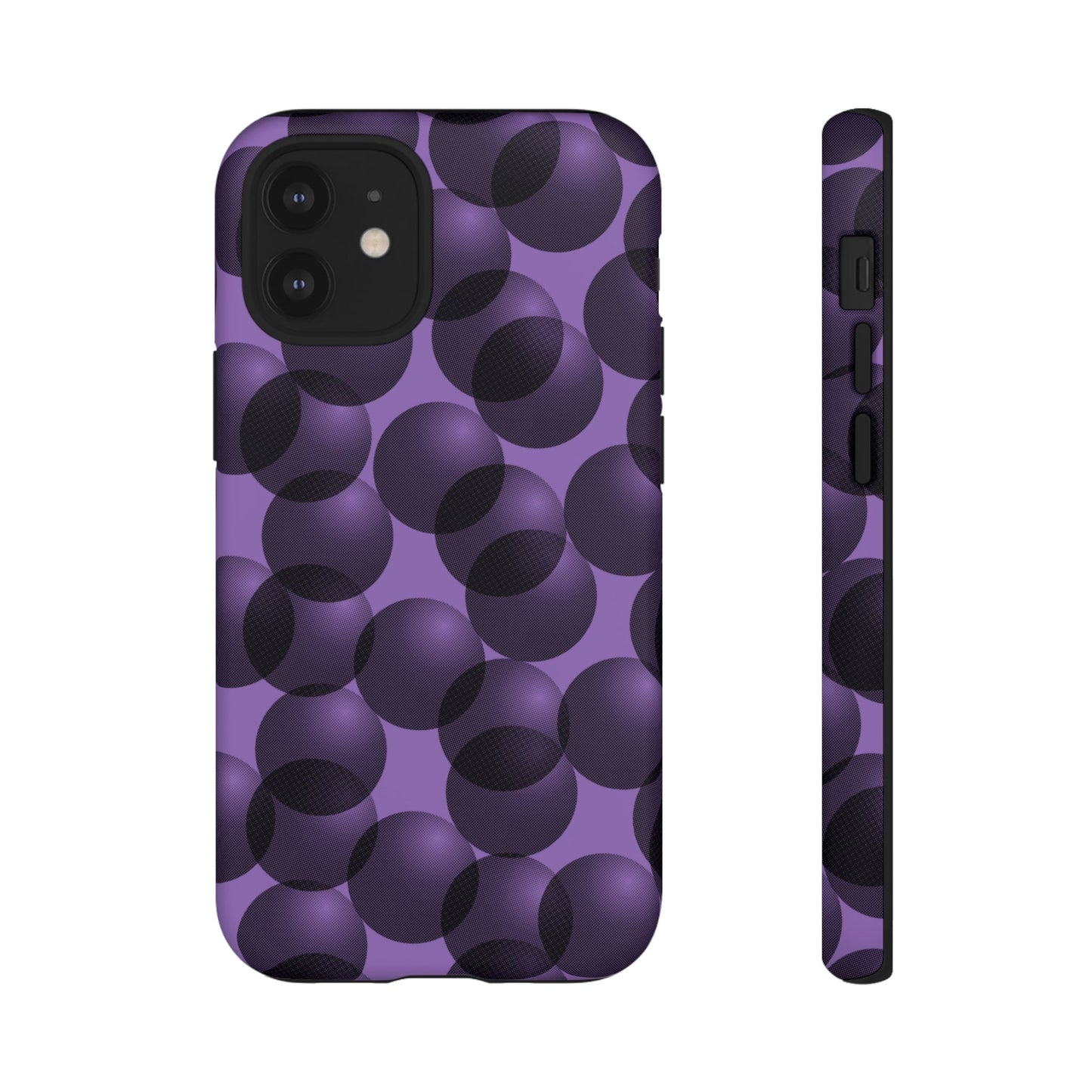 Phone Case-VIOLET SPHERES | Tough-iPhone 12 Mini-Matte-PhoneCaseBoss-Phone-Best-Phone-Cases