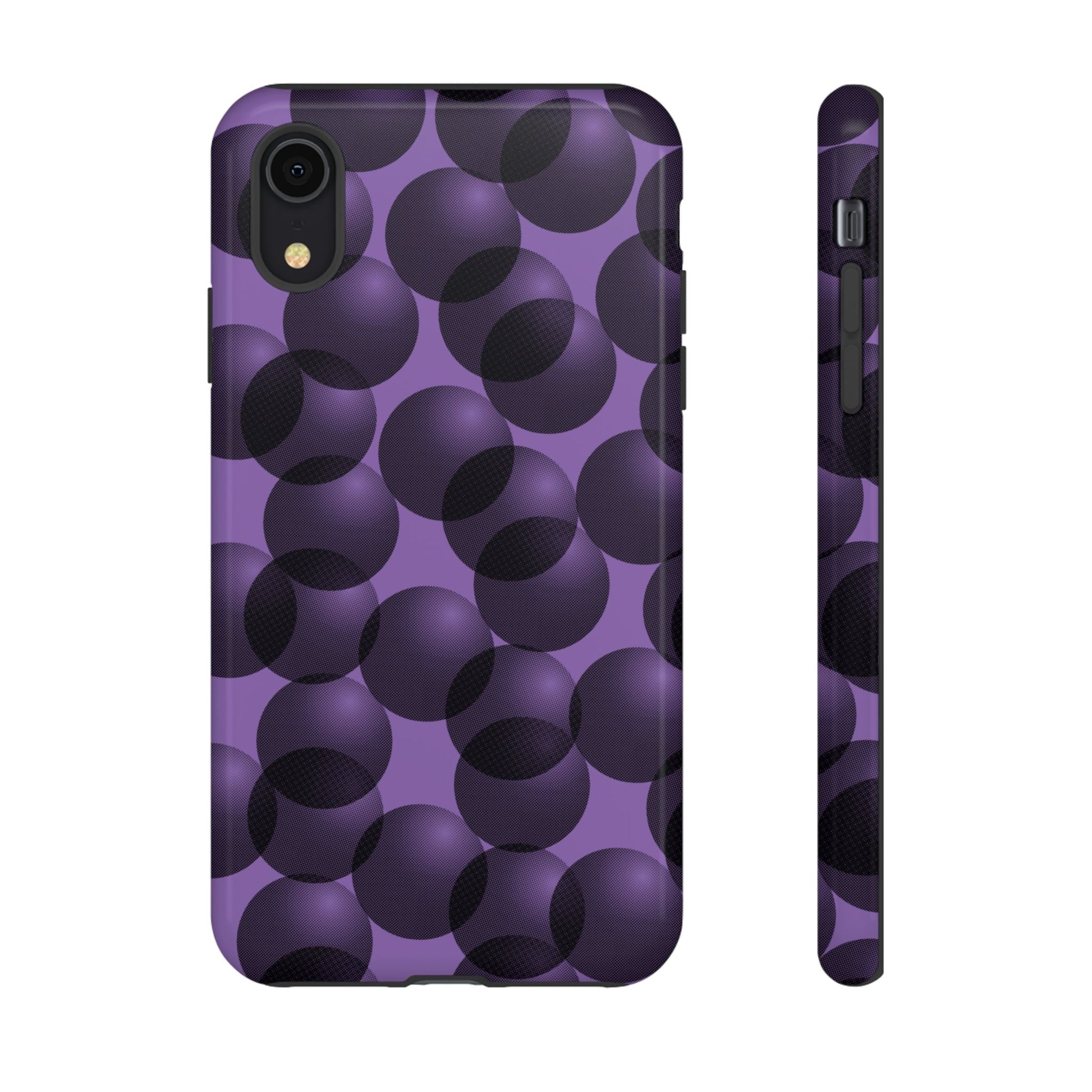 Phone Case-VIOLET SPHERES | Tough-iPhone XR-Glossy-PhoneCaseBoss-Phone-Best-Phone-Cases