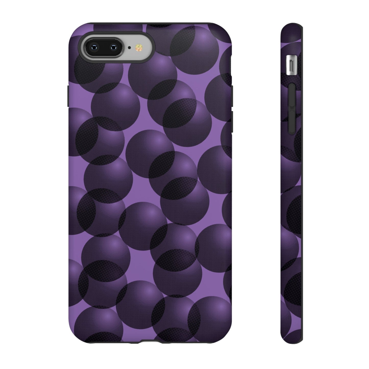 Phone Case-VIOLET SPHERES | Tough-iPhone 8 Plus-Matte-PhoneCaseBoss-Phone-Best-Phone-Cases