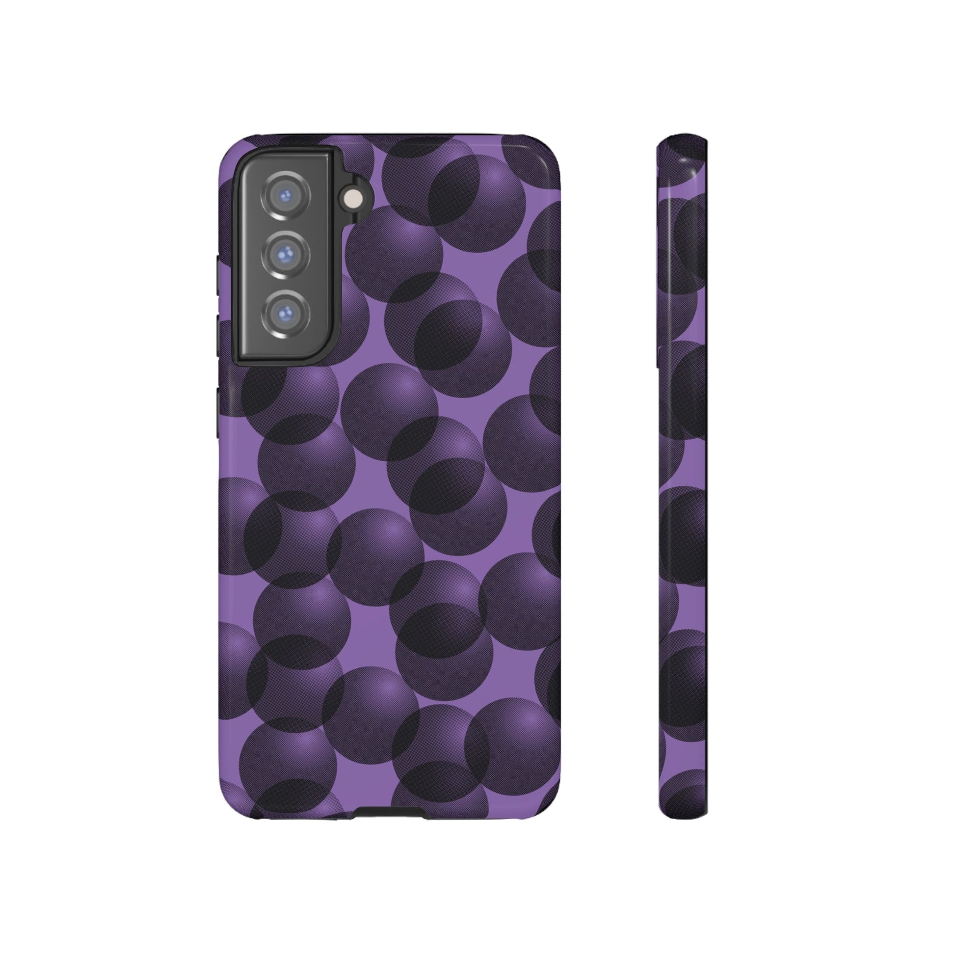 Phone Case-VIOLET SPHERES | Tough-Samsung Galaxy S21 FE-Glossy-PhoneCaseBoss-Phone-Best-Phone-Cases