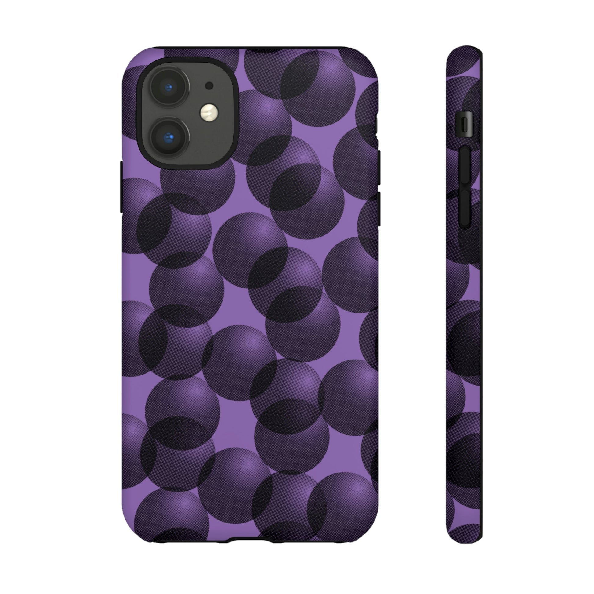 Phone Case-VIOLET SPHERES | Tough-iPhone 11-Matte-PhoneCaseBoss-Phone-Best-Phone-Cases