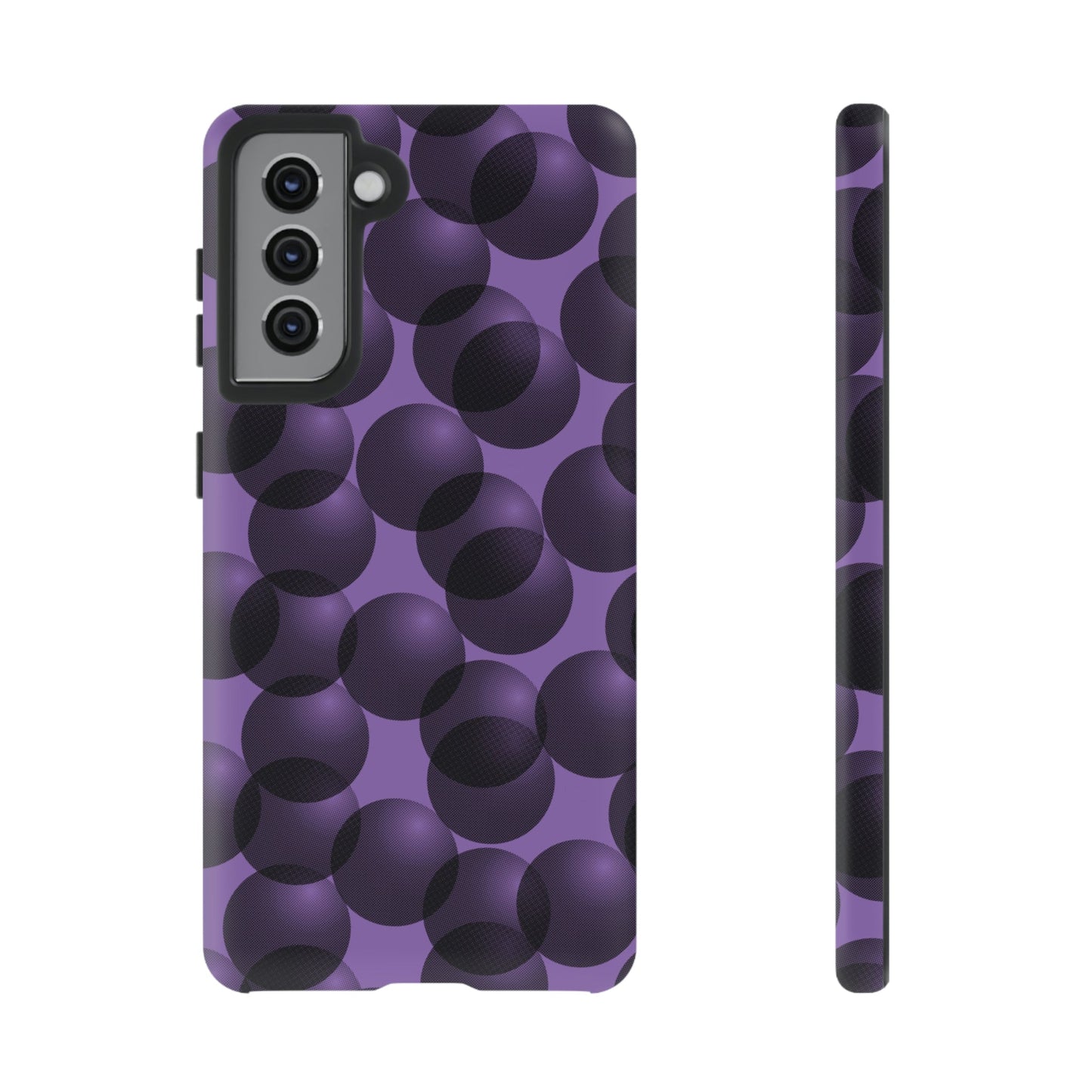 Phone Case-VIOLET SPHERES | Tough-Samsung Galaxy S21-Matte-PhoneCaseBoss-Phone-Best-Phone-Cases