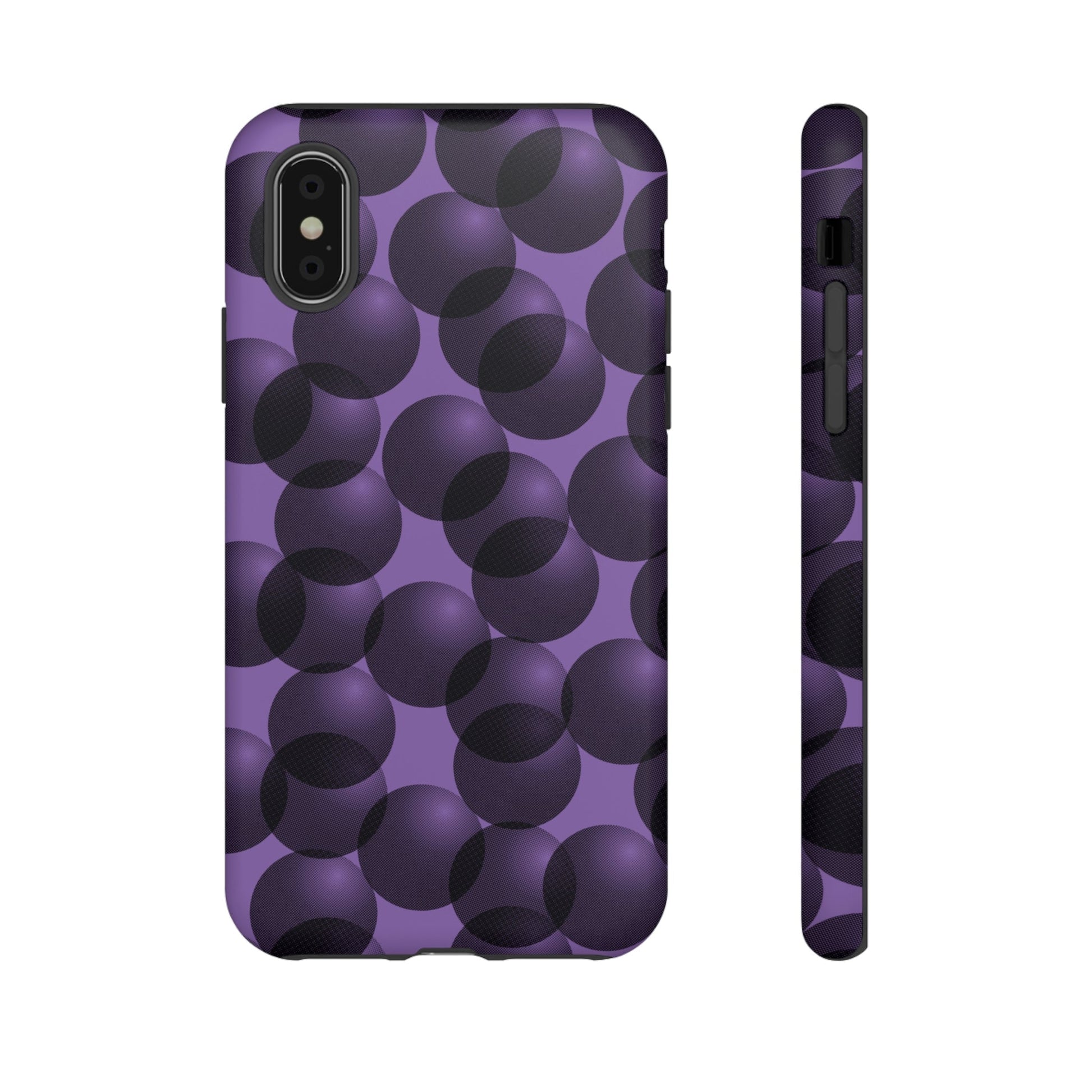 Phone Case-VIOLET SPHERES | Tough-iPhone X-Matte-PhoneCaseBoss-Phone-Best-Phone-Cases