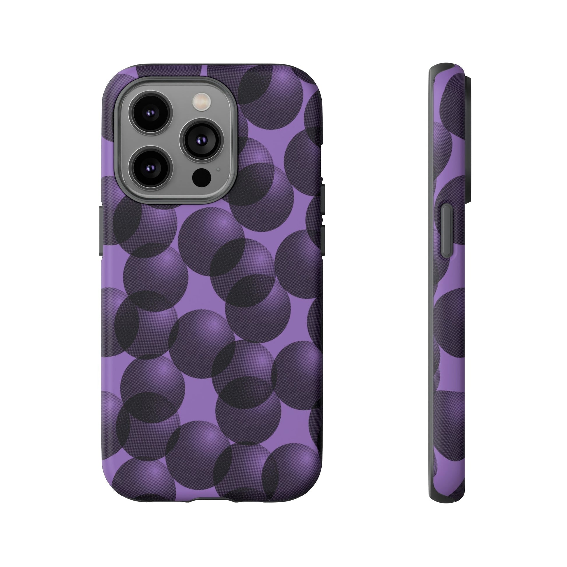 Phone Case-VIOLET SPHERES | Tough-iPhone 14 Pro-Matte-PhoneCaseBoss-Phone-Best-Phone-Cases