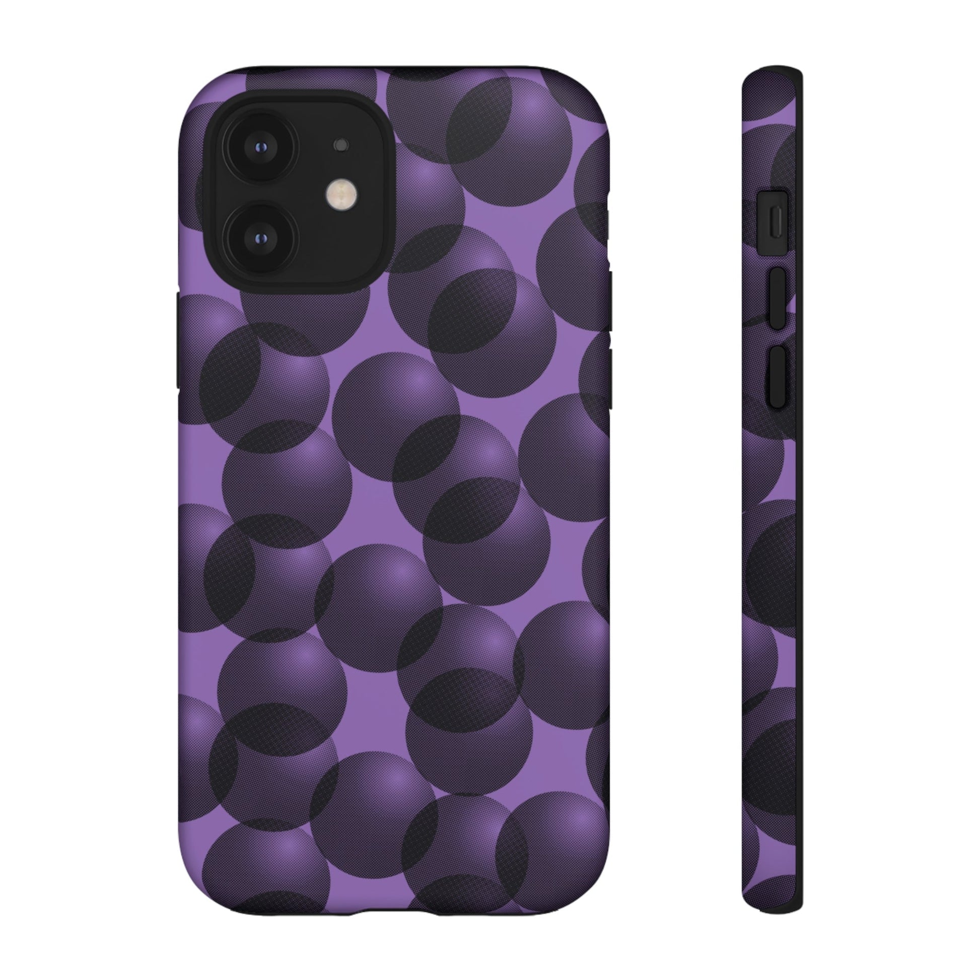 Phone Case-VIOLET SPHERES | Tough-iPhone 12-Matte-PhoneCaseBoss-Phone-Best-Phone-Cases